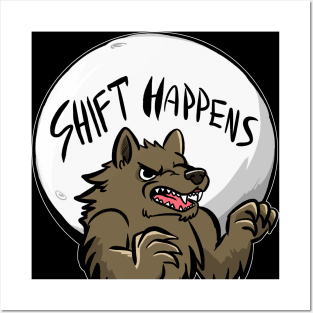 Bad Pun: Werewolf T Shirt Posters and Art